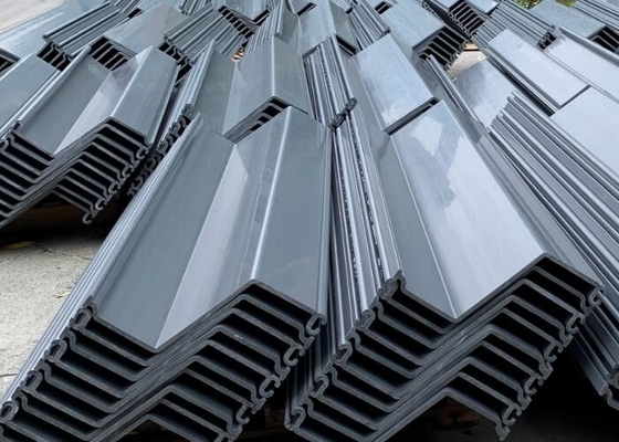 Beli Perbaikan 11mm PVC Sheet Pile Plastik Profil Upvc Vinyl z berbentuk plastik tumpukan online manufacture