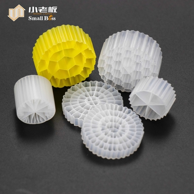 Beli PE38 Moving Bed Biofilm Reactor Putih Warna Alam Perawan Bahan HDPE Mbbr Carrier online manufacture