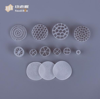 Beli Luas permukaan yang besar Lantai bergerak Biofilm Reaktor 85% Porositas Biochip Mbbr online manufacture