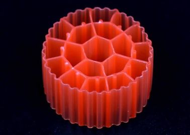 Beli Merah / Kuning Plastik MBBR Bio Media K1 500 m2/m3 Luas permukaan dengan warna putih online manufacture