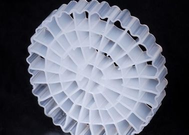 Beli Virgin HDPE Material MBBR Bio Media K5 Warna Putih Dengan Ukuran 25*4mm Untuk Peralatan IFAS online manufacture