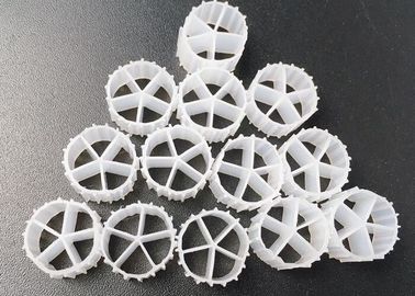 Beli 10*7mm MBBR kapal terapung peternakan ikan akuakultur berbasis lahan hdpe bahan lingkungan warna putih berkualitas tinggi online manufacture