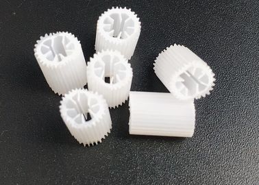 Beli MBBR Bio Media Berat Ukuran 5 * 10mm Putih Perawan HIPS Bahan Plastik Biocell Untuk pengobatan online manufacture