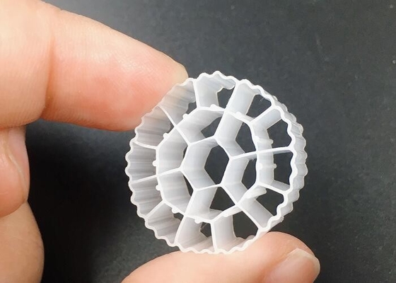 19 Lubang 25x10MM Media MBBR Untuk Pengolahan Air Limbah Industri