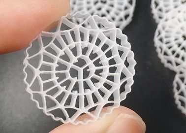 25*5MM UV Resistant BIO Filter Media Bentuk Bunga Plastik Biocell