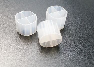 Peralatan aerasi Mbbr Media Permukaan besar Pertumbuhan Biofilm Cepat 12*9MM Teknologi IFAS