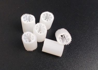 Virgin MBBR Bio Media Berat Ukuran 5*10mm Putih Virgin HIPS Bahan Plastik Biocell