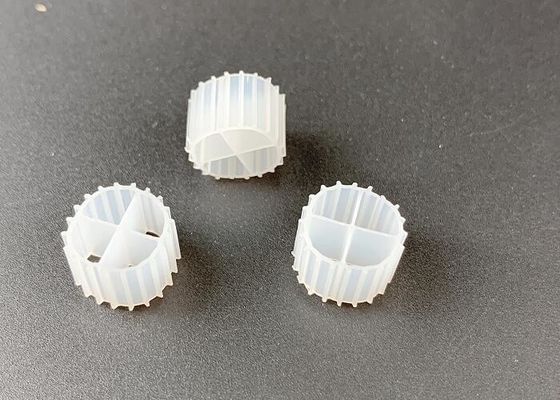 11*7mm MBBR Bio Filter Media K1 Dengan Warna Putih Dan Bahan HDPE Perawan