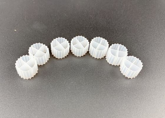 Virgin HDPE White 11MM Bio Filter Media Untuk Denitrifikasi