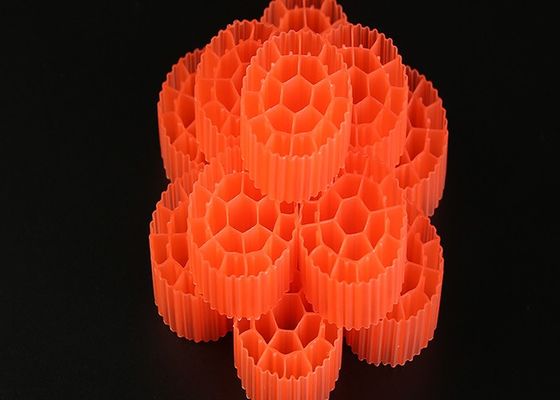 Media Filter Plastik MBBR Bio Ball Filter Filter kolam kecil dengan warna putih
