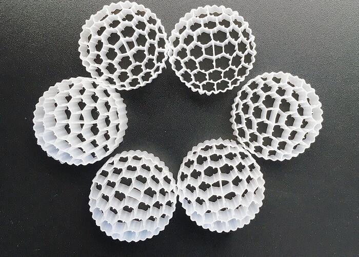 Activecell Biotube MBBR Plastic Filter Media Putih Warna 800m2/M3