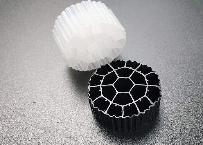 Proses Sel Aktif Warna Putih HDPE Plastik Media MBBR Untuk SBR