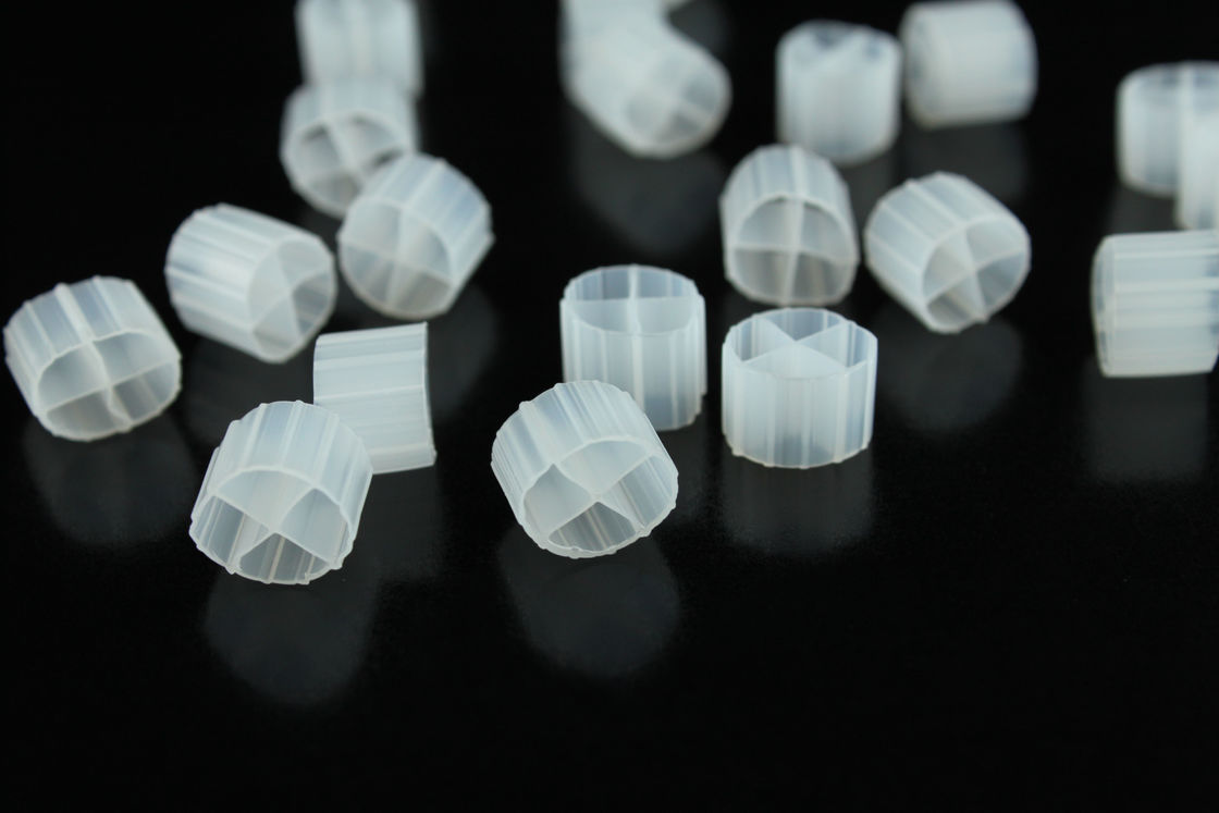 11*7mm Warna Alam Dan Perawan Bahan HDPE MBBR Biofilm Carrier Manufacturer