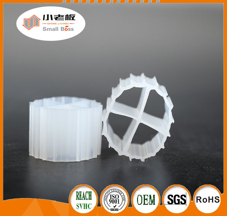 11*7mm Warna Alam Dan Perawan Bahan HDPE MBBR Biofilm Carrier Manufacturer