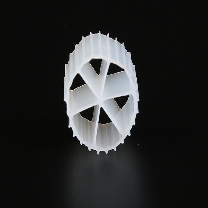 Resistensi dampak yang baik HDPE MBBR Media Filter Kaldnes untuk kolam