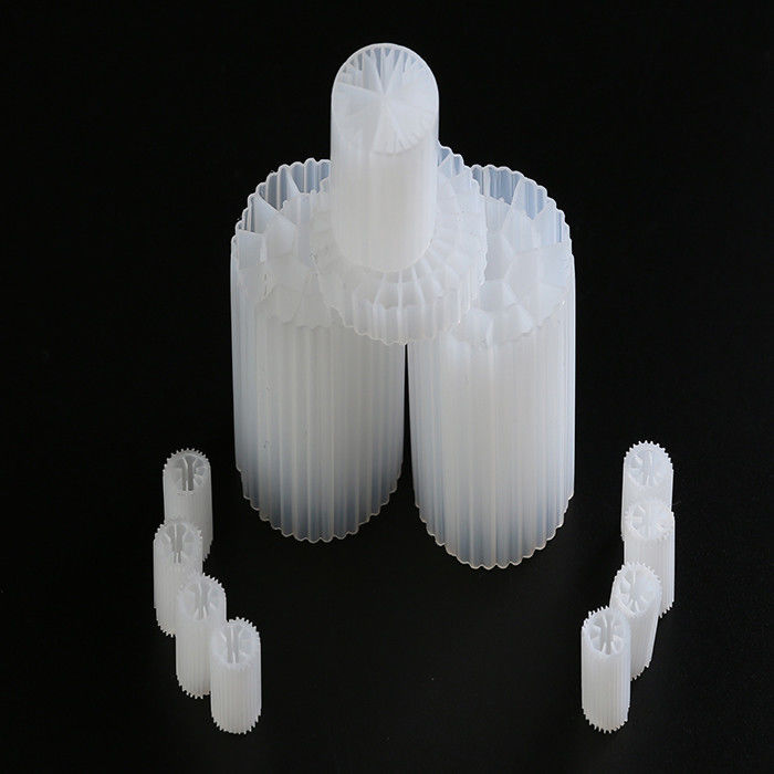 Umur Panjang MBBR Filter Media 4 Lubang Ramah Lingkungan