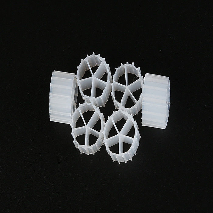 Self-cleaning PE MBBR Filter Media 10mm X 7mm Dengan Umur Pelayanan yang Panjang