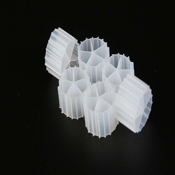 Media Filter Plastik MBBR Hidrofilik Konsumsi energi yang lebih rendah