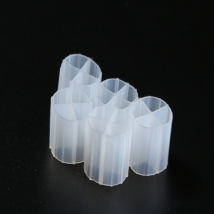 Media Filter Terapung Putih Perawan Bahan HDPE PE01 12mm X 9mm