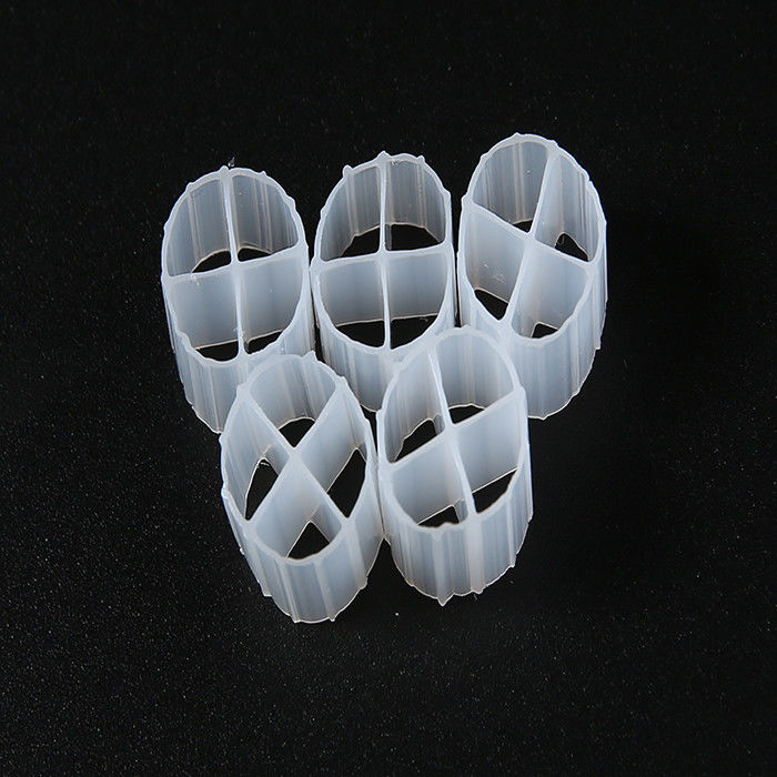 Media Filter Terapung Putih Perawan Bahan HDPE PE01 12mm X 9mm