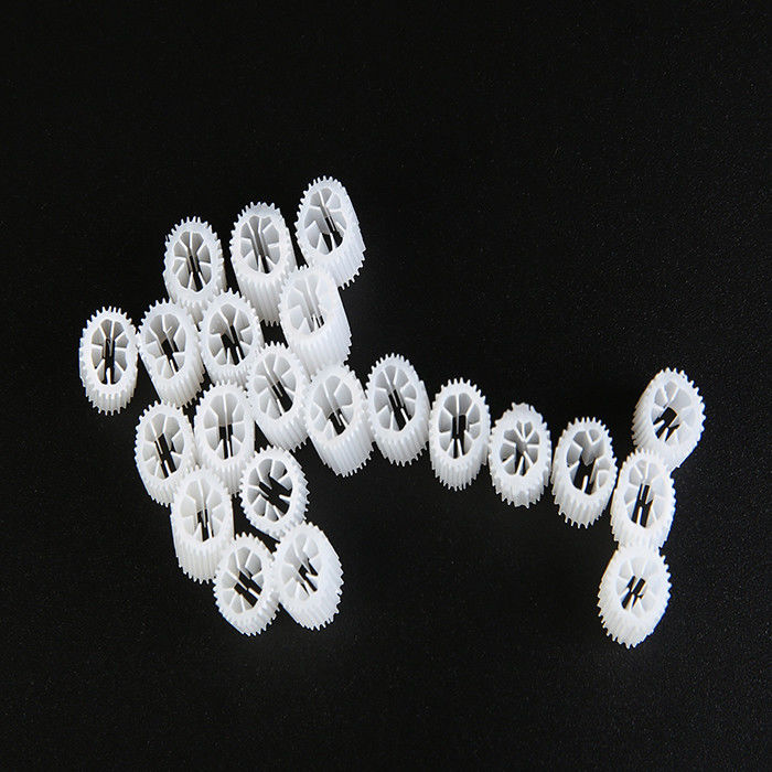 7 Lubang Media Filter Terapung Bahan HIPS Biocell Plastik Untuk Limbah Industri