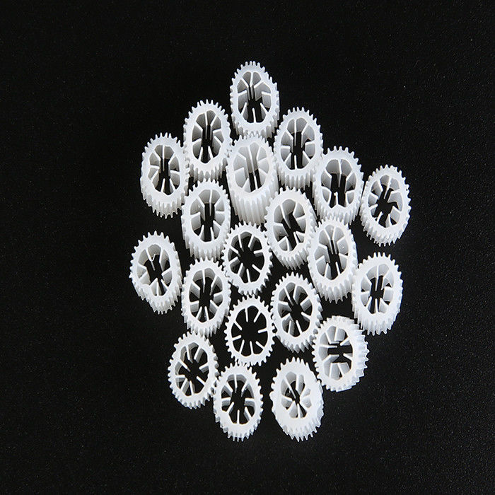 7 Lubang Media Filter Terapung Bahan HIPS Biocell Plastik Untuk Limbah Industri