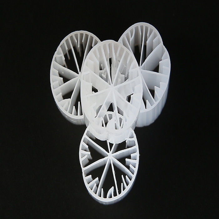 Media Filter HDPE Media Filter Terapung MBBR Warna Putih 15mm X 15mm