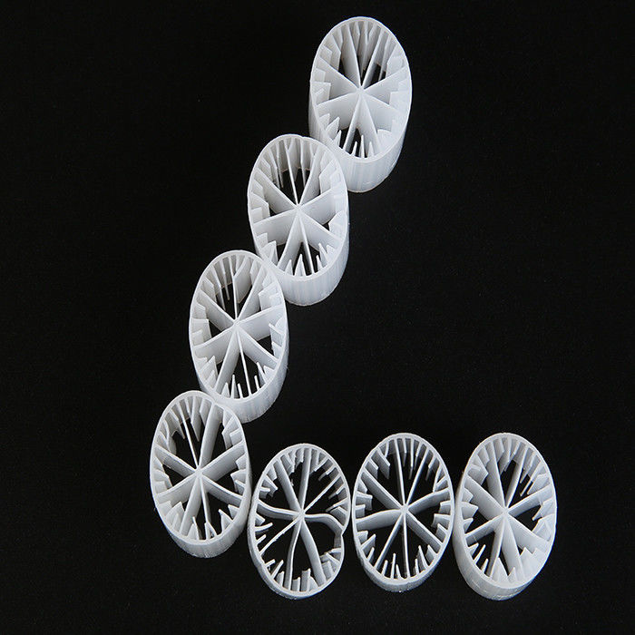 Area permukaan yang baik Biocell Filter Media Akuakultur Biofilter Bahan HDPE