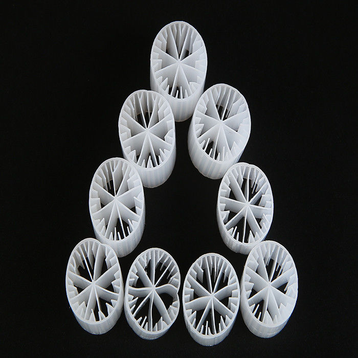 Area permukaan yang baik Biocell Filter Media Akuakultur Biofilter Bahan HDPE