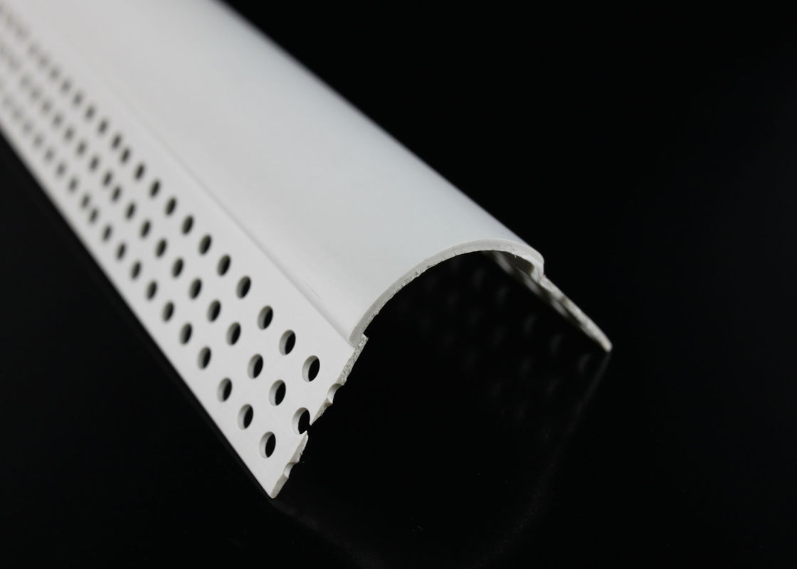 Putih PVC Vinyl Corner Bead BN80 High Impact Resistant Bebas Timah