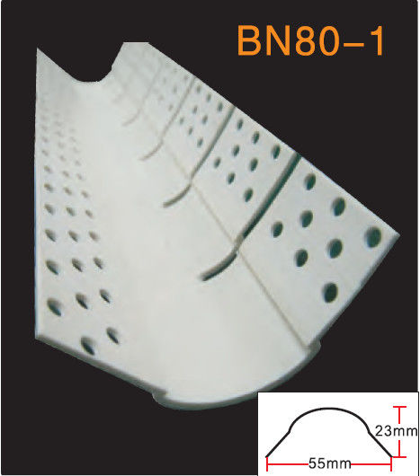 Putih PVC Vinyl Corner Bead BN80 High Impact Resistant Bebas Timah