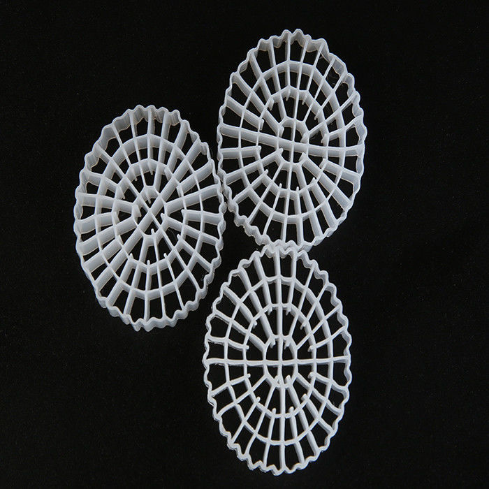 Virgin HDPE Material MBBR Plastic Bio Filter Media Dengan Area Permukaan yang Baik