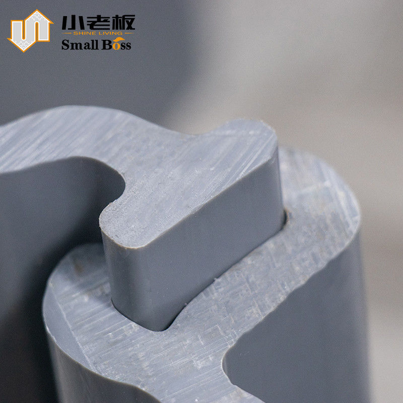 PVC Z Tipe Vinyl Sheet Piling Untuk Konstruksi Dinding Pendukung