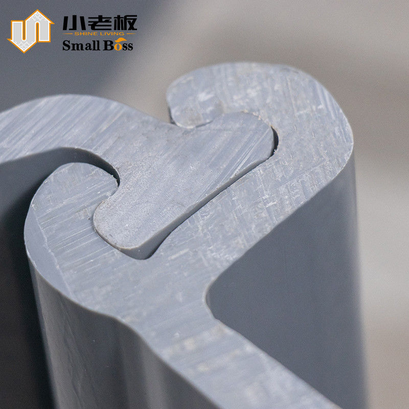 PVC Z Tipe Vinyl Sheet Piling Untuk Konstruksi Dinding Pendukung