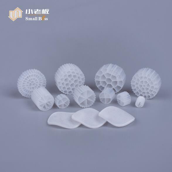 107kg/cbm Mbbr Bio Filter Media Membrane Biofilm Reactor Untuk Media Biologis