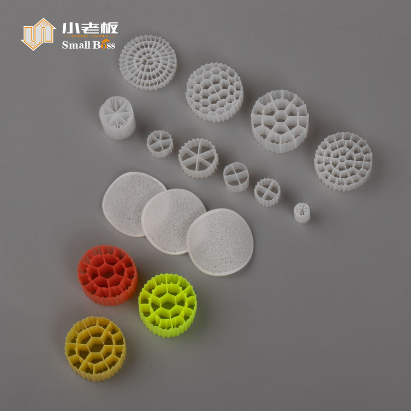 PE38 Media Filter Plastik Profesional Bahan HDPE Akuarium Bio Media