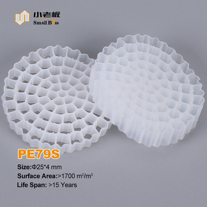 Virgin HDPE Material Mbbr Bio Media K5 Warna Putih Untuk Ifas Peralatan Filter Media