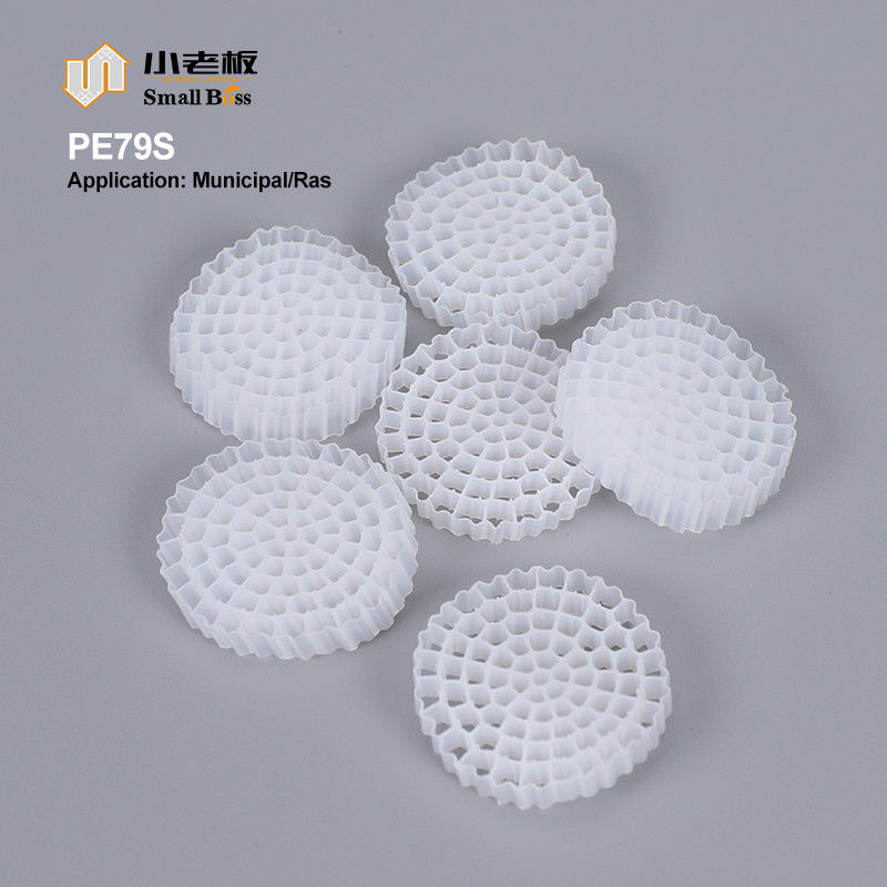 Virgin HDPE Material Mbbr Bio Media K5 Warna Putih Untuk Ifas Peralatan Filter Media