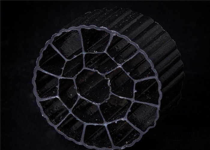 25mm x 12mm Berwarna MBBR Filter Media HDPE Material PE06 Bio Media