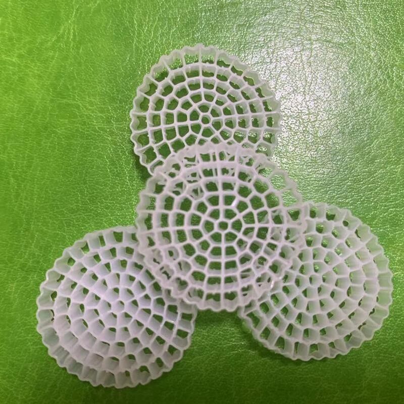 PE79S 1600m2/m3 Pembawa terapung MBBR Media Filter untuk Pengolahan Air Limbah