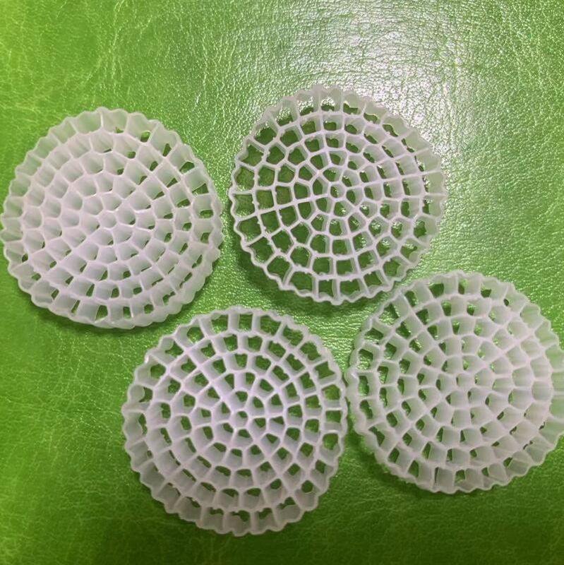 PE79S 1600m2/m3 Pembawa terapung MBBR Media Filter untuk Pengolahan Air Limbah