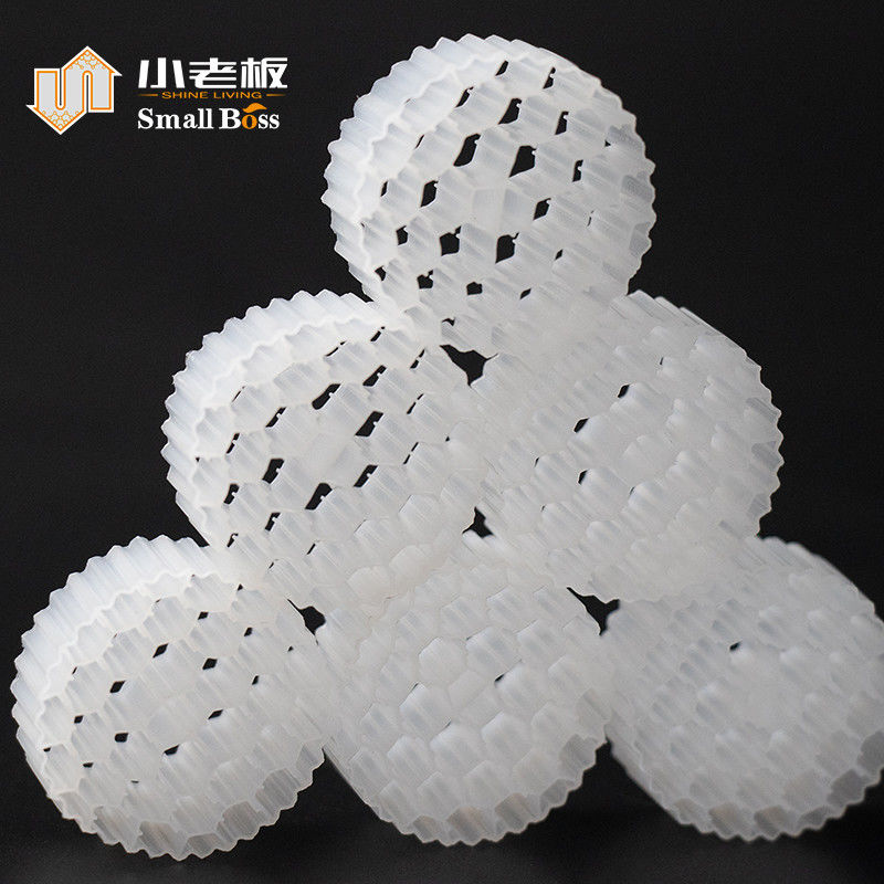 Plastik PE38 Material Plastik Biofilter Media MBBR Bio Carrier untuk Pengolahan Air Limbah