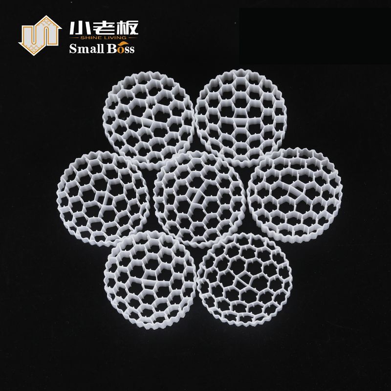 Plastik PE38 Material Plastik Biofilter Media MBBR Bio Carrier untuk Pengolahan Air Limbah