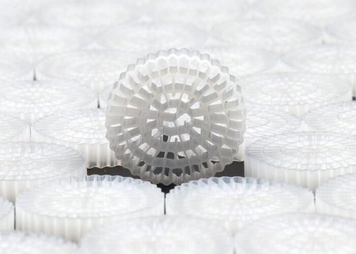 HDPE Floating Moving Bed Filter Media Untuk Pabrik Pengolahan Air Biosel MBBR