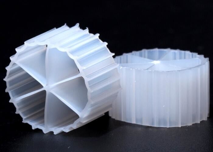 DA Aman Tidak beracun K1 Micro Filter MBBR Bomover Reaktor 100% Polyethylene Virgin