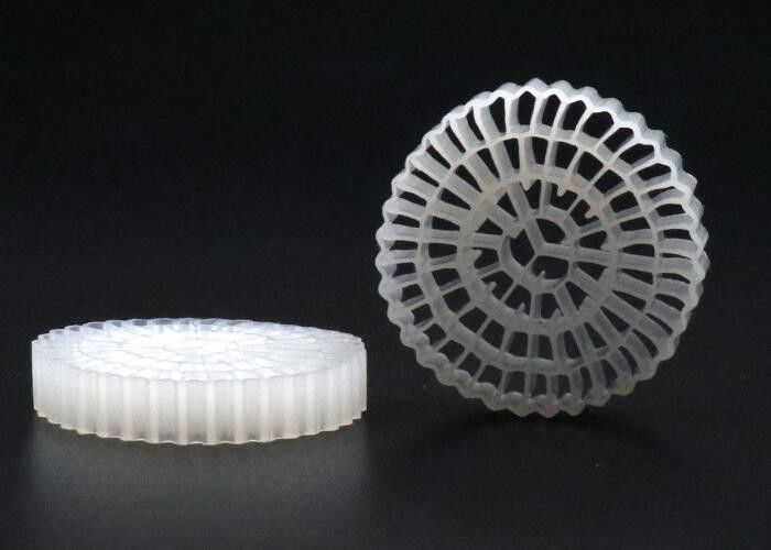 Bio Film Growth Fast K1 Micro Filter Media 25*10mm Setiap Warna HDPE Kaldnes