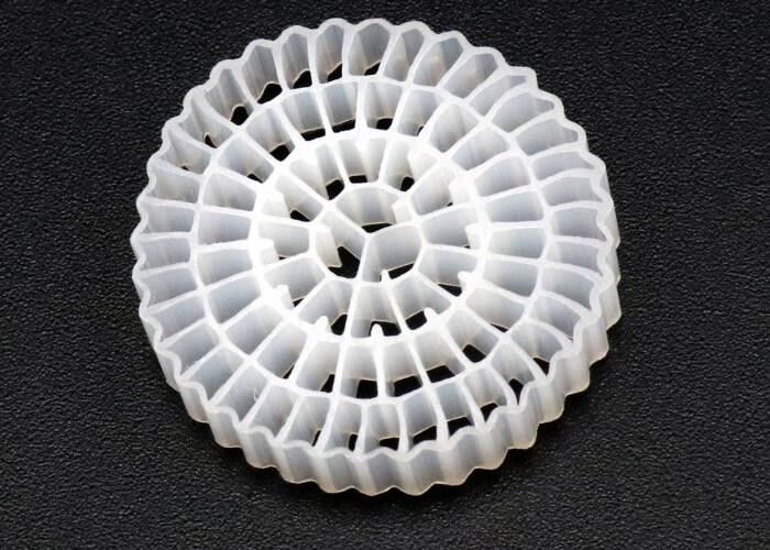 Bio Film Growth Fast K1 Micro Filter Media 25*10mm Setiap Warna HDPE Kaldnes