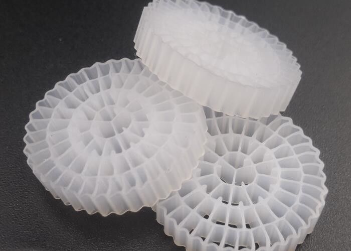 Polyethylene BIO Bola Filter Media FDA Aman Tidak beracun K1 Micro MBBR Media