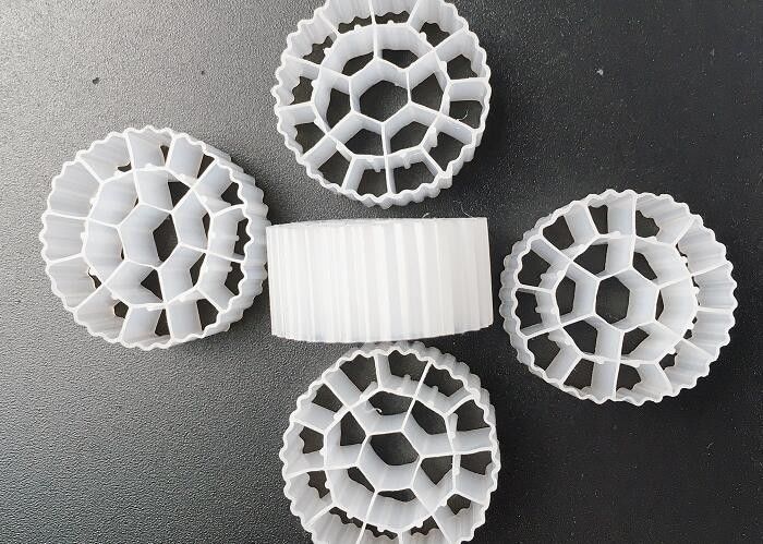Plastik K1 & K3 Bioball Filter Media Hdpe 25*12mm Ras Putih Warna Bio Carrier