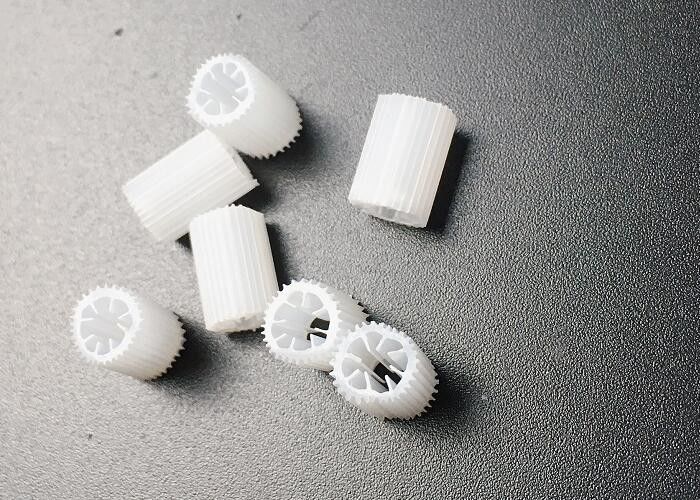 Media Plastik MBBR Filter K1 Filter tempat tidur bergerak Meningkatkan kualitas air